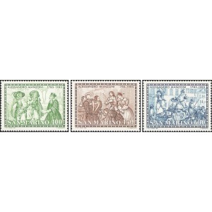 SAN MARINO - 1985 - 200° della nascita di Alessandro Manzoni - 3 v.