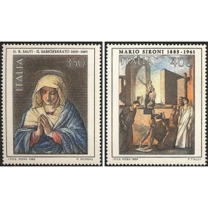 ITALIA - 1985 - Arte italiana XI serie - 2 v.