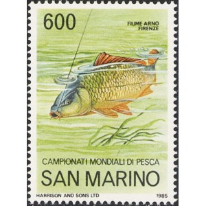 SAN MARINO - 1985 - Campionati mondiali di pesca - 1 v.