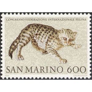 SAN MARINO - 1985 - Congresso della Federazione Internazionale Felina - 1 v.