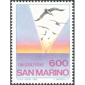 SAN MARINO - 1985 - Emigrazione - 1 v.