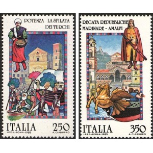 ITALIA - 1985 - Folclore IV serie - 2 v.