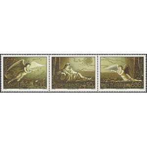 SAN MARINO - 1985 - Natale - 1 MF da 12 trittici