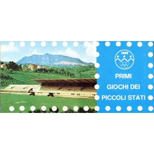 SAN MARINO - 1985 - Primi Giochi dei Piccoli Stati - 1 libretto