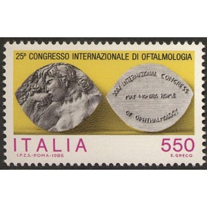 ITALIA - 1986 - 25° congresso di Oftalmologia - 1 v.