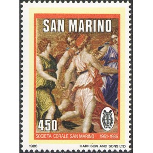 SAN MARINO - 1986 - 25° della Società Corale di San Marino - 1 v.