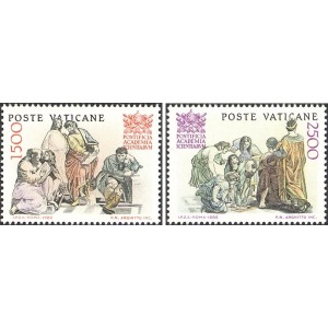 VATICANO - 1986 - 50° della Pontificia Accademia delle Scienze - 2 v.