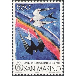 SAN MARINO - 1986 - Anno internazionale della pace - 1 v.