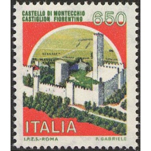 ITALIA - 1986 - Castelli d'Italia 650 L. - 1 v.