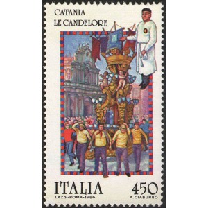 ITALIA - 1986 - Folclore V serie - 1 v.