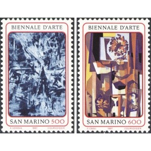 SAN MARINO - 1987 - 7° Biennale d'Arte a San Marino - 2 v.