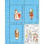 VATICANO - 1987 - 900° della traslazione delle reliquie di San Nicola - 3 v. ad angolo con 3 bandelle da BF
