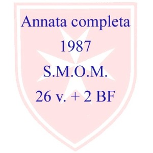 S.M.O.M. - 1987 - Annata completa - 26 v. + 2 BF