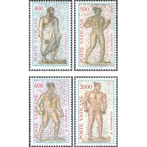 VATICANO - 1987 - Esposizione mondiale Olymphilex '87 - 4 v.