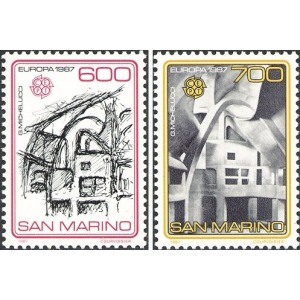 SAN MARINO - 1987 - Europa: Arte e architettura moderna - 2 v.