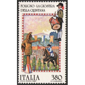 ITALIA - 1987 - Folclore VI serie - 1 v.