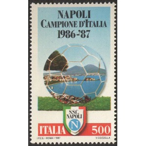 ITALIA - 1987 - Napoli campione d'Italia - 1 v.
