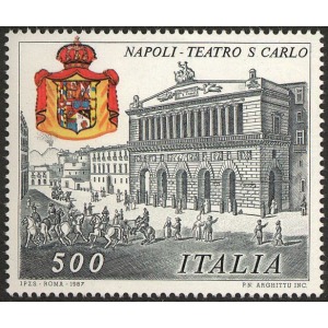 ITALIA - 1987 - Teatro San Carlo di Napoli - 1 v.