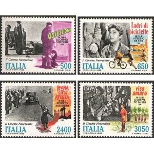 ITALIA - 1988 - Cinema italiano neorealista - 4 v.