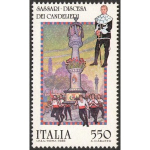 ITALIA - 1988 - Folclore VII serie - 1 v.