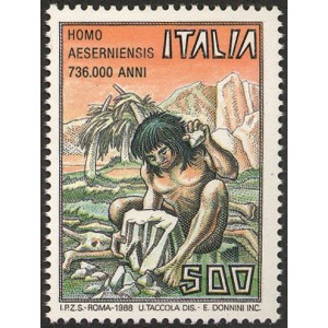ITALIA - 1988 - Homo Aeserniensis - 1 v.