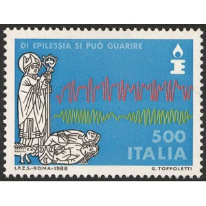 ITALIA - 1988 - Lotta all'epilessia - 1 v.