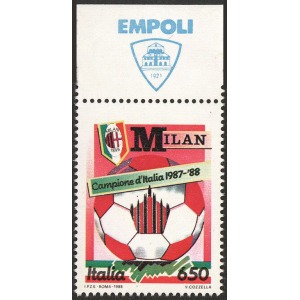 ITALIA - 1988 - Milan campione d'Italia - 1 v. con bandella