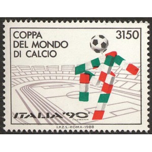 ITALIA - 1988 - Mondiali di calcio Italia '90 - 1 v.