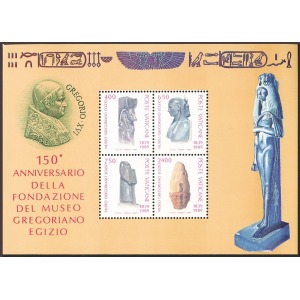 VATICANO - 1989 - 150° del Museo Gregoriano-Egizio - 1 BF