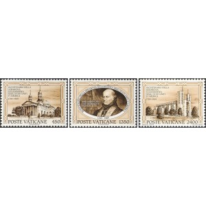 VATICANO - 1989 - 200° della Gerarchia Ecclesiastica negli USA - 3 v.