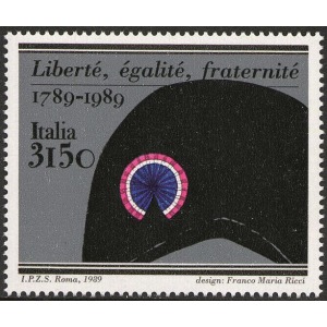 ITALIA - 1989 - 200° della Rivoluzione Francese - 1 v.