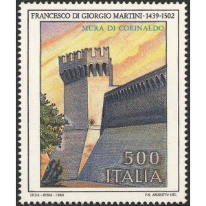 ITALIA - 1989 - 450° della nascita di Francesco di Giorgio Martini - 1 v.