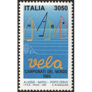 ITALIA - 1989 - Campionato mondiale di vela - 1 v.
