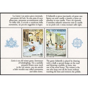 SAN MARINO - 1989 - Europa: Giochi infantili - 1 BF