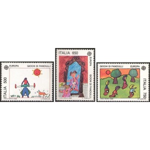 ITALIA - 1989 - Europa: Giochi infantili - 3 v.