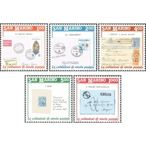 SAN MARINO - 1989 - Invito alla filatelia II serie - 5 v.