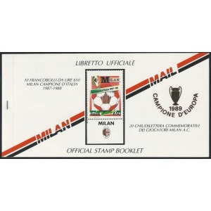 ITALIA - 1989 - Milan campione d'Europa di calcio - 1 libretto