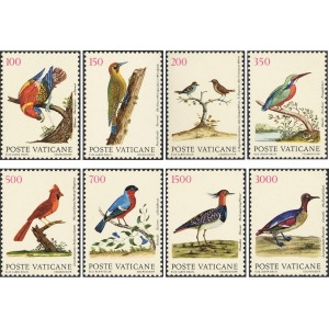 VATICANO - 1989 - Uccelli - 8 v.