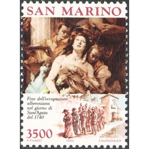 SAN MARINO - 1990 - 250° della liberazione dall'occupazione Alberoniana - 1 v.
