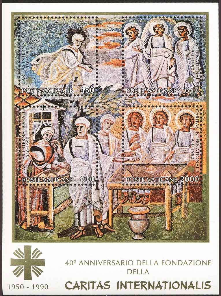 1990 40° della Caritas Internazionalis 1 BF Vaticano VATICANO - 1990 - 40° della Caritas Internazionalis - 1 BF