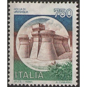 ITALIA - 1990 - Castelli d'Italia 750 L. - 1 v.