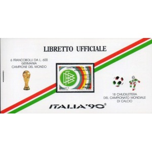 ITALIA - 1990 - Germania campione del mondo di calcio 1990 - 1 libretto