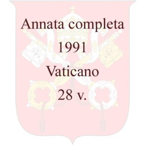VATICANO - 1991 - Annata completa - 28 v.