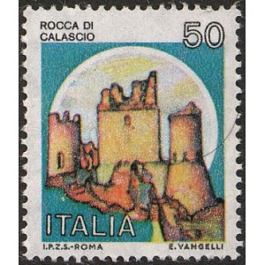 ITALIA - 1991 - Castello d'Italia 50 L. con data 1980 - 1 v.