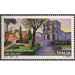 ITALIA - 1991 - Chiesa di San Gregorio, Roma - 1 v.