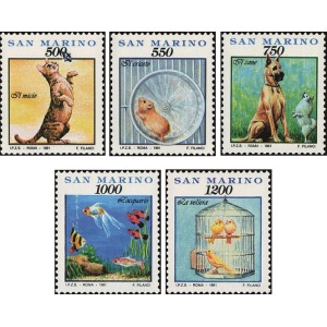 SAN MARINO - 1991 - Cose, gesti e affetti di ogni giorno I serie - 5 v.