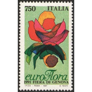 ITALIA - 1991 - Euroflora '91 - 1 v.