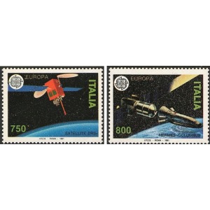 ITALIA - 1991 - Europa: Lo spazio - 2 v.