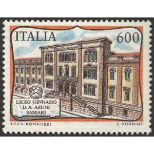 ITALIA - 1991 - Liceo Ginnasio Domenico Alberto Azuni, Sassari - 1 v.
