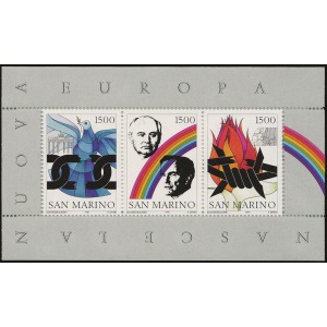SAN MARINO - 1991 - Nasce la Nuova Europa - 1 BF